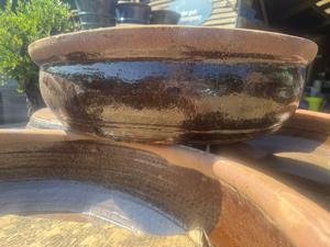 Glazed Ceramic Yakuta Jilin Bowl - Brown